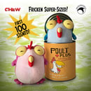 Image 1 of CHEW: SIGNED Limited Edition Super-Sized Pink and Blue Plush Chog Set!