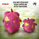 Image 4 of CHEW: SIGNED Limited Edition Super-Sized Pink and Blue Plush Chog Set!