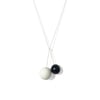 TAC TAC PENDANT _ WHITE & MAT BLACK