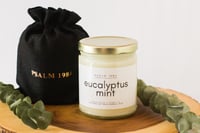 Image 2 of Eucalyptus Mint Natural Soy Wax Minimalist Candle 9 oz