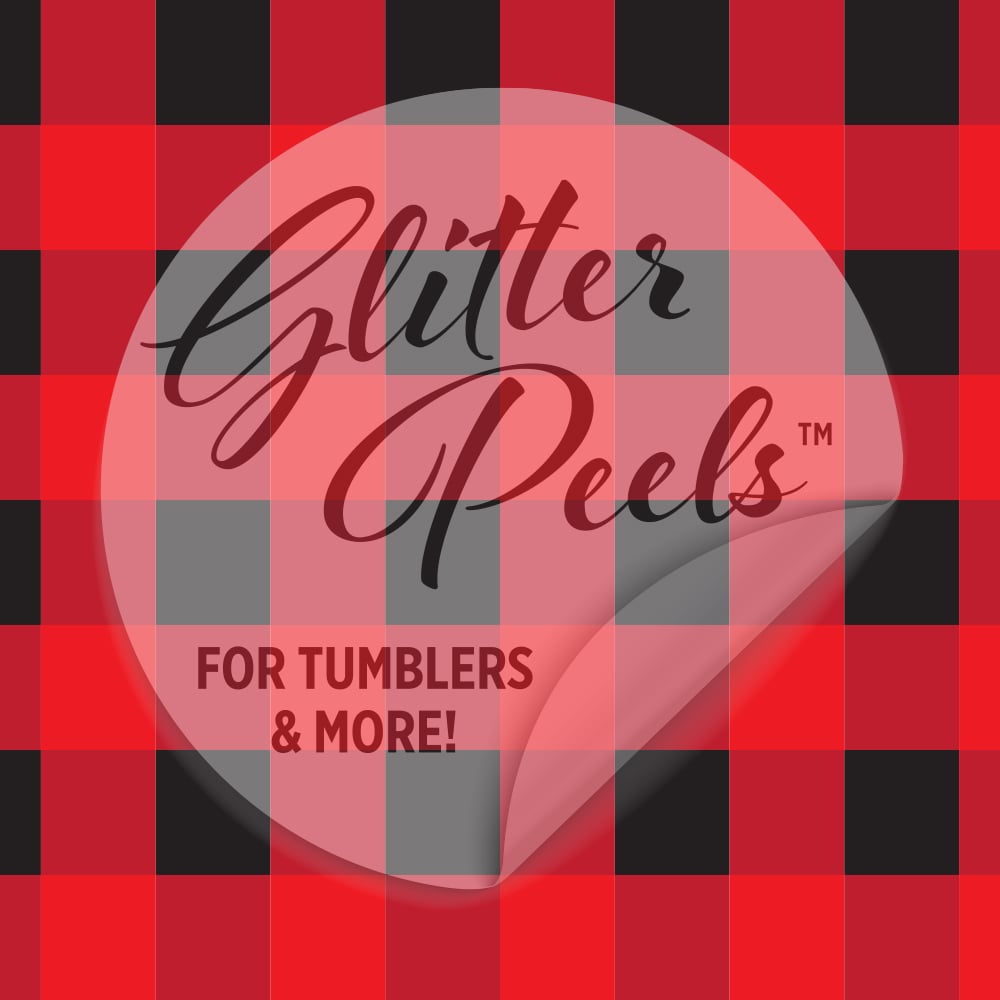 Buffalo Plaid GlitterPeel