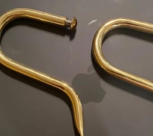 Image of LOWRIDER PLAQUE HOLDER GOLD PLATED