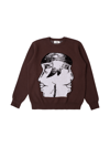 Faces Knit Sweater (Brown)