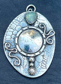 Image 1 of Tanzanite Necklace, Sterling Necklace, Passages Necklace, Portals, Artisan Necklace, One of a Kind 