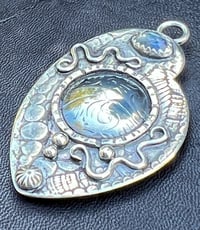 Image 1 of Tanzanite Pendant, Sterling Necklace, Passages Necklace, Portals, Artisan Necklace, One of a Kind 