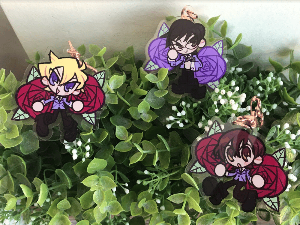 ouran keychains
