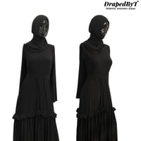 Bottom Tier Ruffle Abaya 
