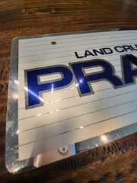 Image 2 of Land Cruiser Prado Mirrored Vanity Plate