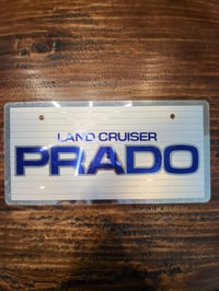 Image 1 of Land Cruiser Prado Mirrored Vanity Plate