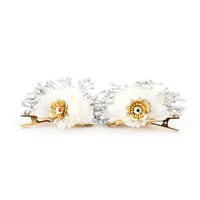BARRETTE MIMI  BLANC HIVERNAL