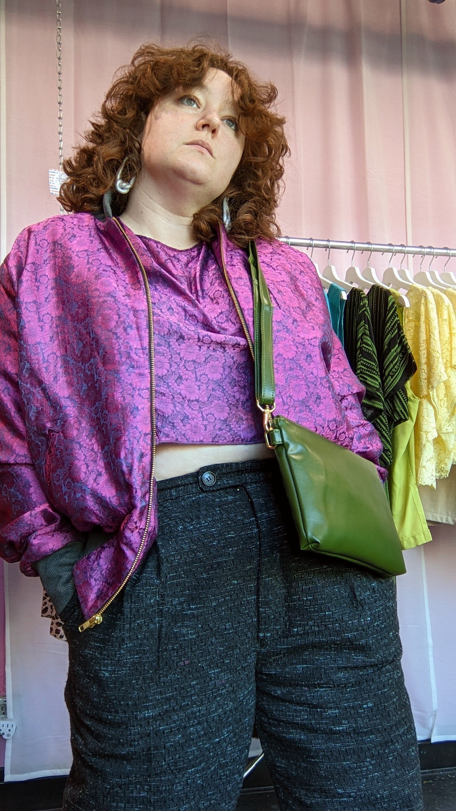 Image of Throwster Jacket in Floral Silk - Ready to Wear