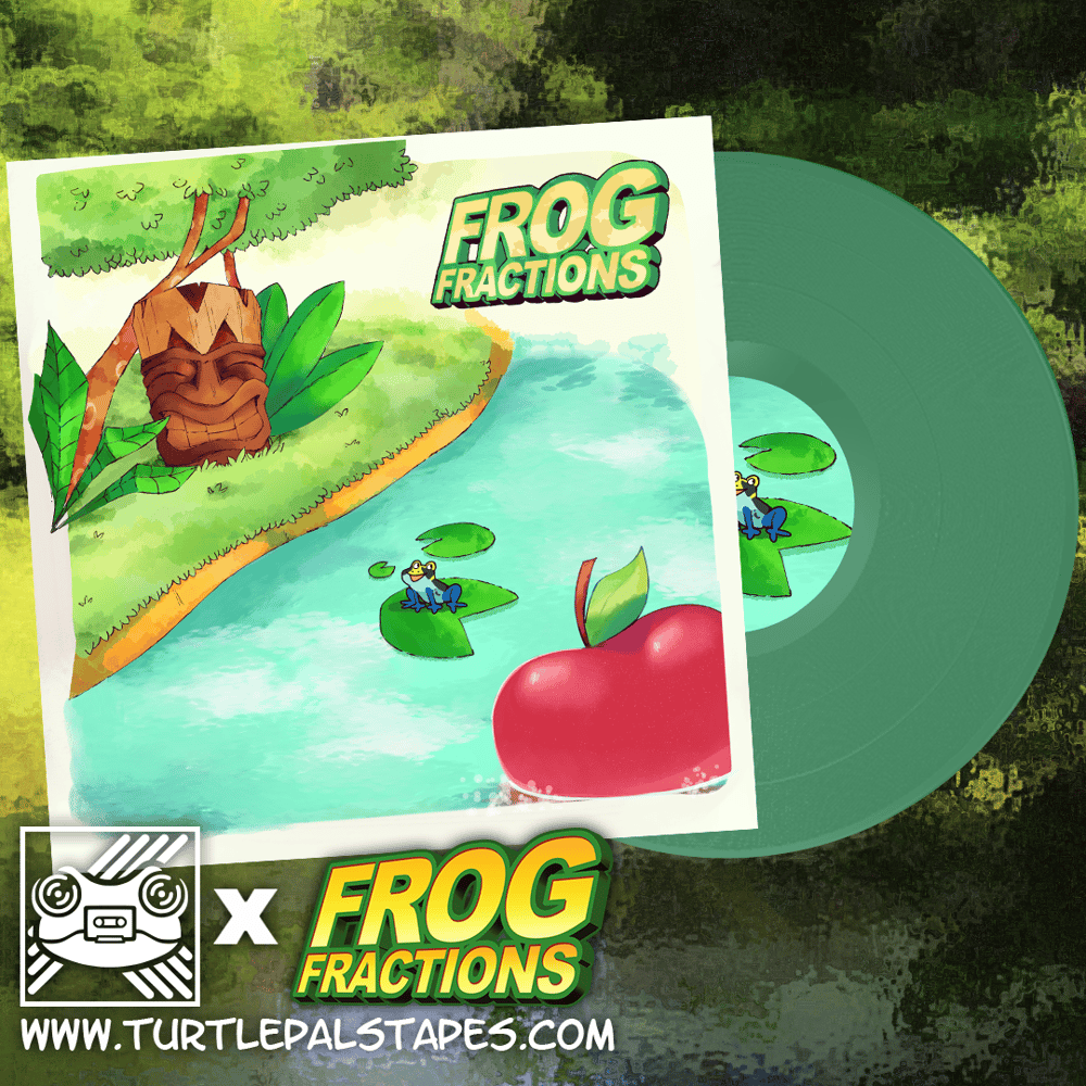 Image of Frog Fractions Vinyl Original Soundtrack - Lily Pad Green
