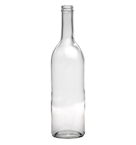 Image of Clear or Green = SCREW TOP BORDEAUX WINE BOTTLES