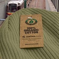 Image 5 of Buffalo Retro Metro Organic ribbed beanie