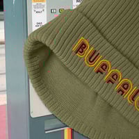 Image 4 of Buffalo Retro Metro Organic ribbed beanie