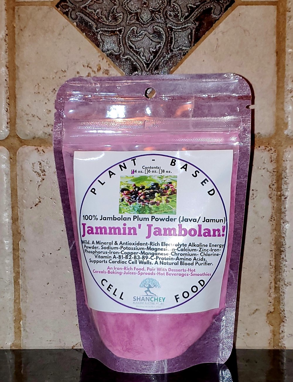 JAMMIN' JAMBOLAN! BERRY POWDER. Diabetes-Purifier-Anemia-Hemoglobin-Parasites-Heart-IBS-Ulcers