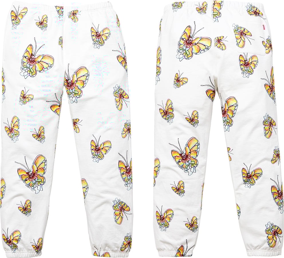 SUPREME GONZ BUTTERFLY SWEATS 2016 L