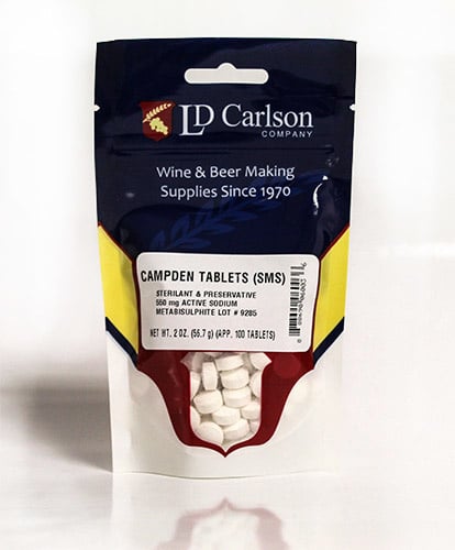 Image of POTASSIUM CAMPDEN TABLETS 100 EACH