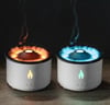 Volcanic Flame Aroma Air humidifier Diffuser Aromatherapy Led Essential Oils Flavoring Freshener Fir