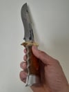 Large Bowie Fixed Knife COLUMBIA Full Tang Hunting Survival Camping