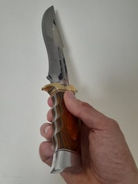 Image 3 of Large Bowie Fixed Knife COLUMBIA Full Tang Hunting Survival Camping