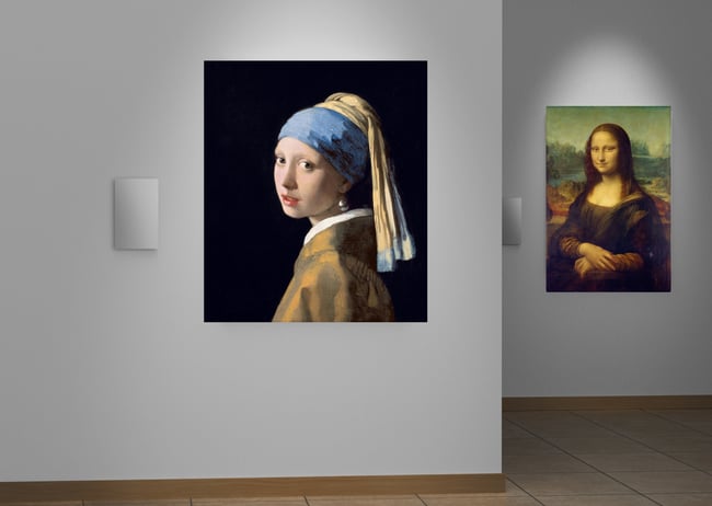 Johannes Vermeer | Girl with a Pearl Earring | 1665 | Painting Poster | Wall Art Print | Home Decor