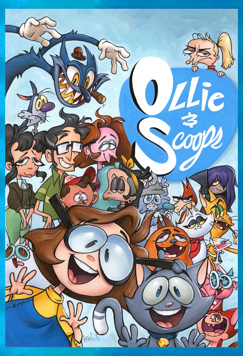 Image of Ollie & Scoops - "FULL CAST" Poster