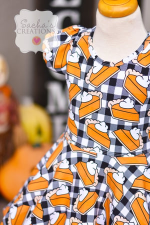 Image of Pumpkin Pie Twirl Dress 