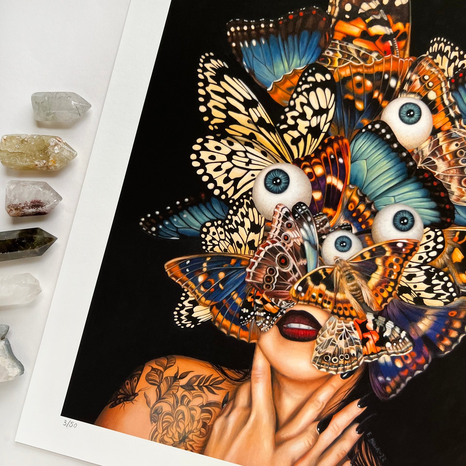 Image of Limited Edition 'The Burden of Thought' Giclée Print