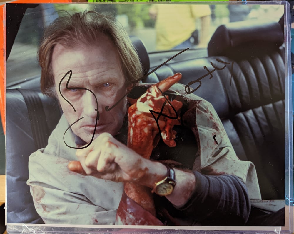 Bill Nighy SHAUN OF THE DEAD Signed 10x8 Photo