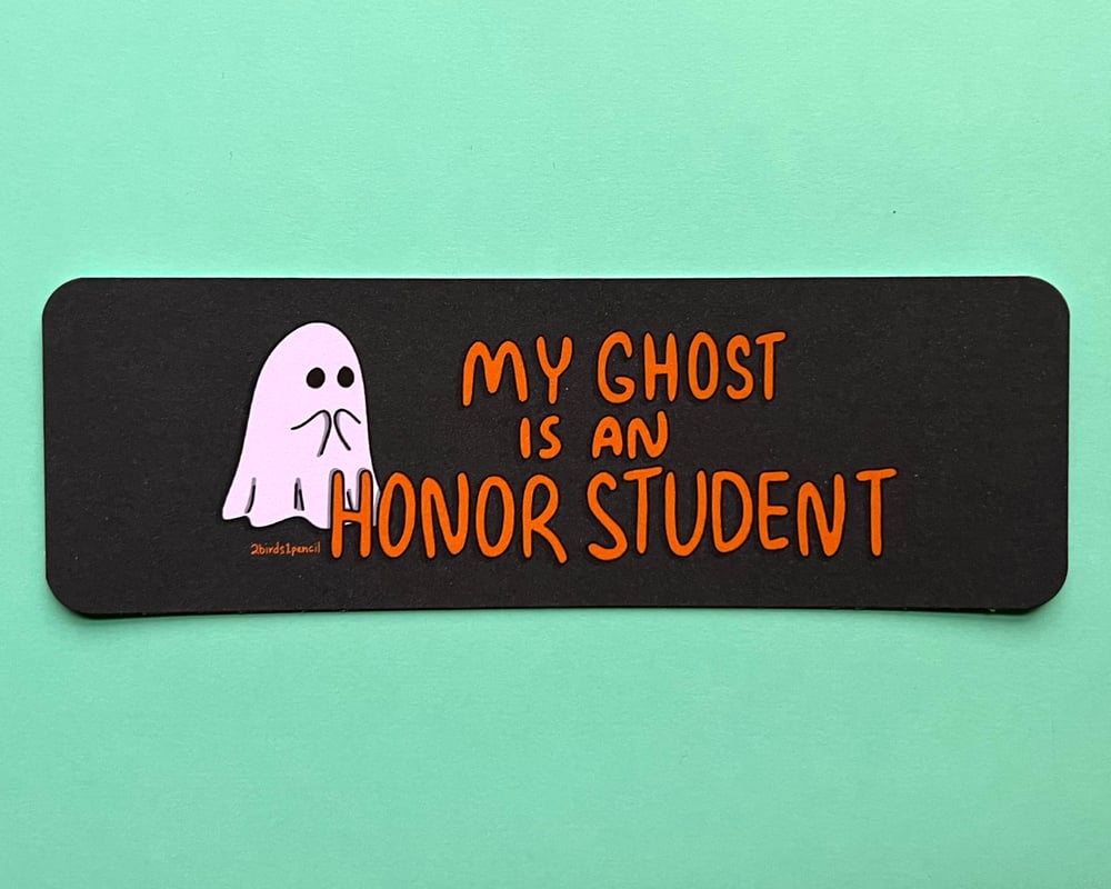 Image of "My Ghost is an Honor Student" bookmark