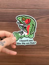 Big Ass Fish Sticker