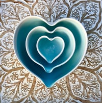 Image 1 of Porcelain Heart Bowls