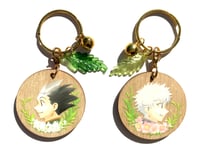 Image 1 of HxH Gon & Killua Wooden Charms