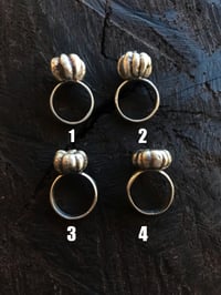 Image 5 of Sterling silver pumpkin rings