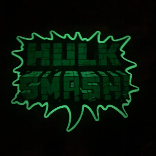 Image of Hulk Smash (Gamma Powered Sticker) by Clay Graham