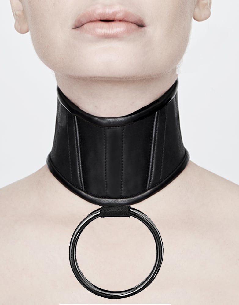 Image of CANICE - LEATHER - POSTURE COLLAR