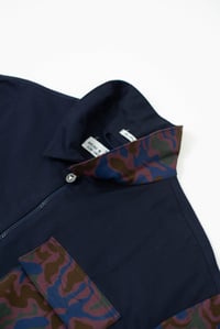 Image 3 of Zip Through Heavy Drill Cotton Overshirt. 