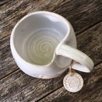 Image 1 of Stoneware Mug with sprigg decoration