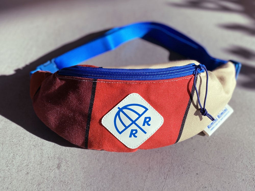 Image of FANNY PACK Gabicce Stripes Red