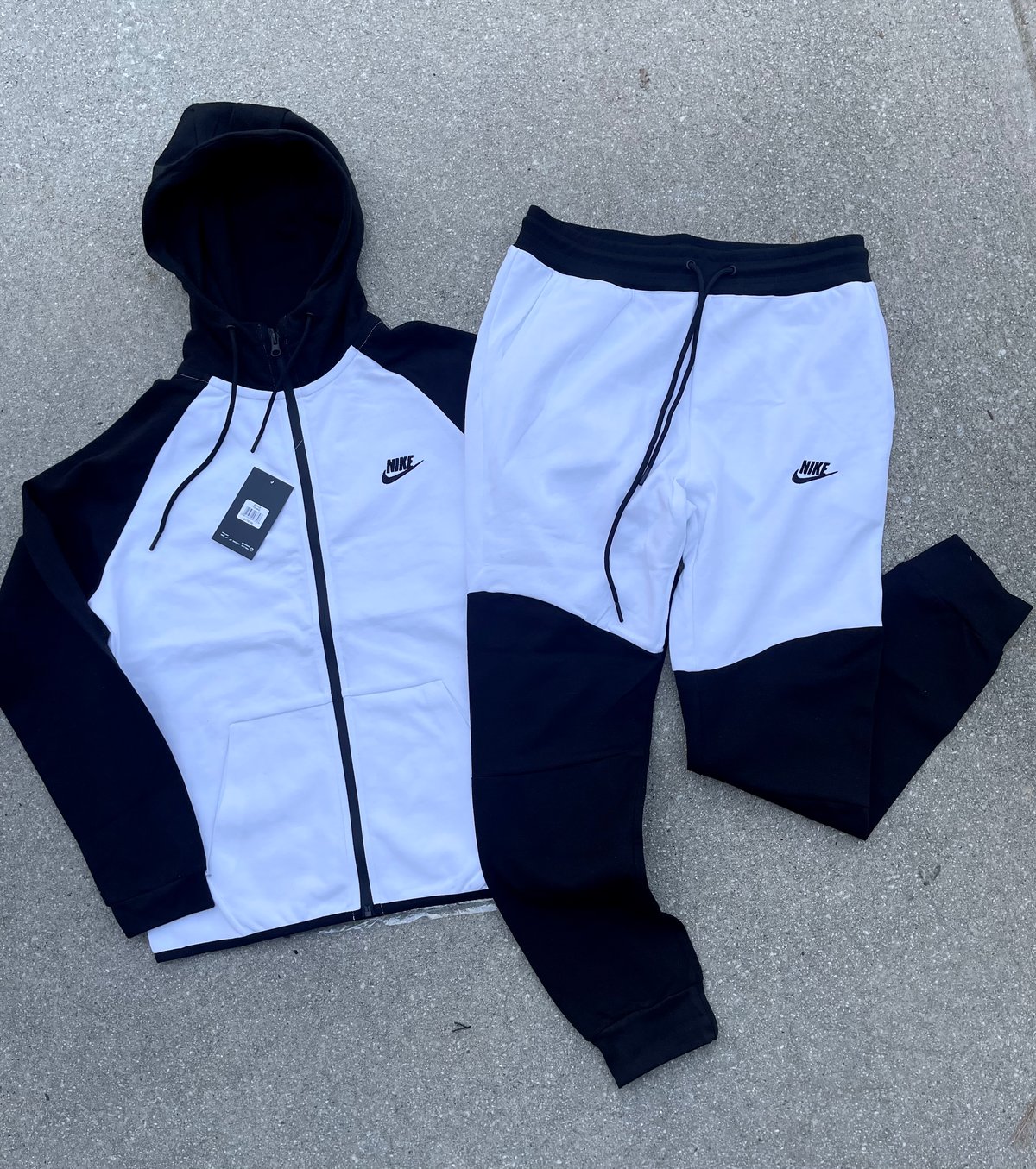 Men’s Panda Tech Zip Up Sweatpants Set