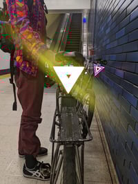 Image 2 of Visto Safety Triangle - Big Yellow