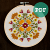 Harvest Mandala Sampler Digital Pattern Download