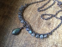 Image 3 of Labradorite necklace/ n33 