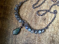 Image 4 of Labradorite necklace/ n33 