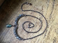 Image 2 of Labradorite necklace/ n33 