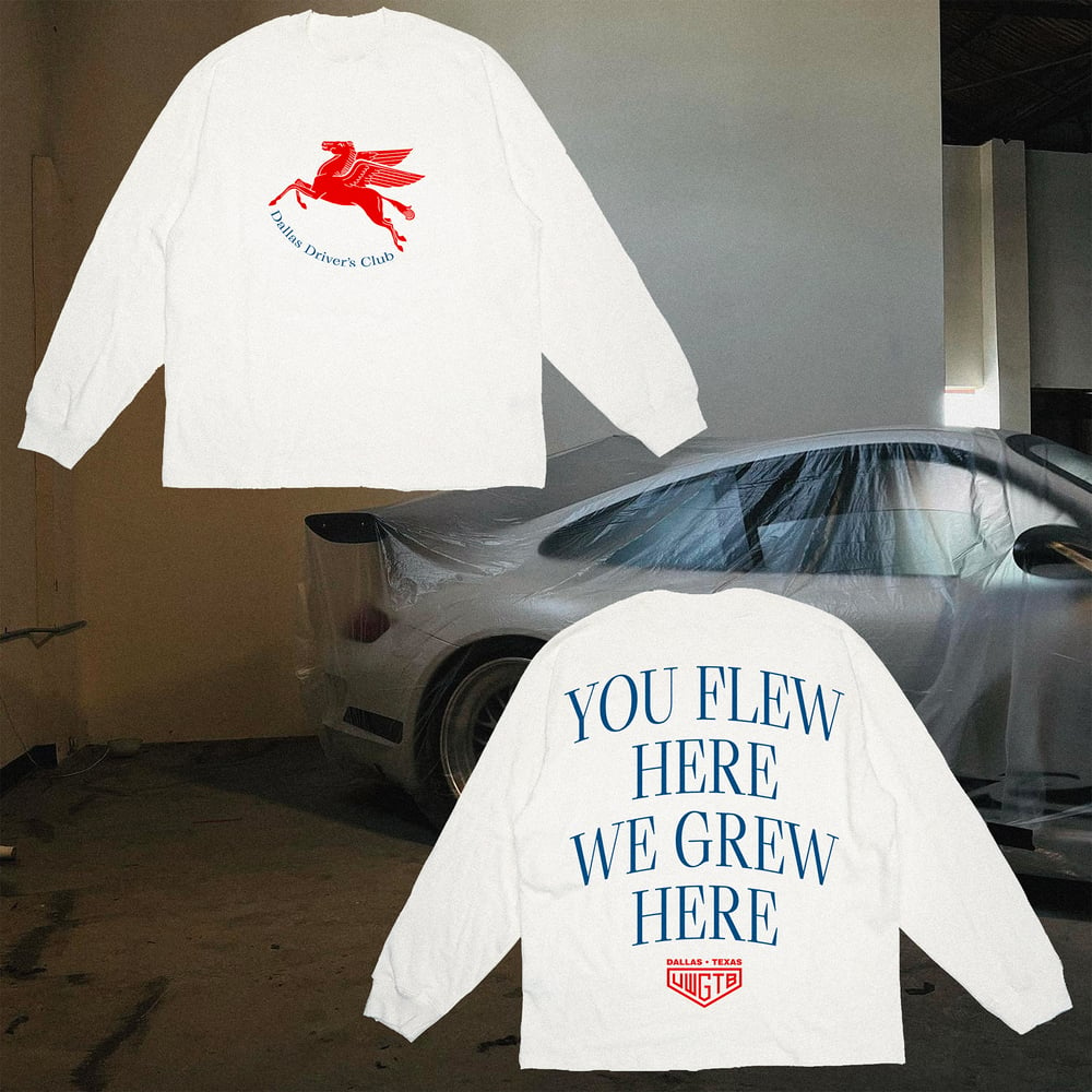 Image of "Dallas Driver's Club" Longsleeve Tee