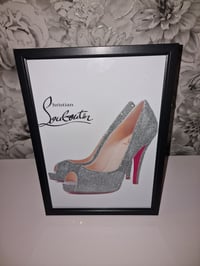 Image 1 of LOUBOUTIN GLOSSY SHOE PRINT 