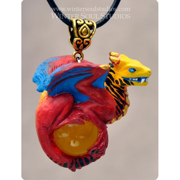 Image of Ocean Sunset Snarl - Collectible Necklace