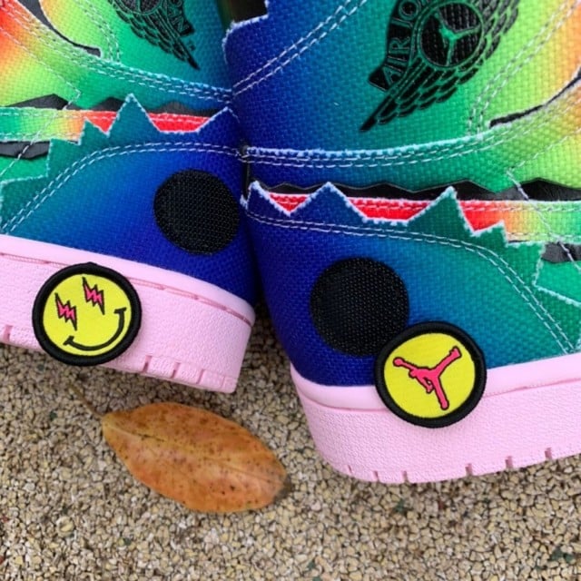 J Balvin x Air Jordan 1 High Colores Y Vibras •